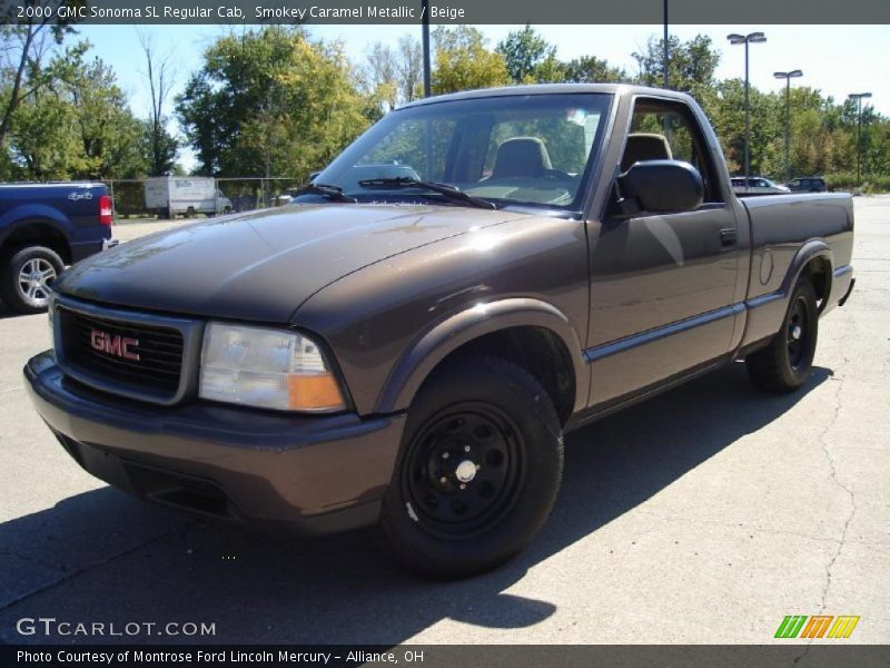 Smokey Caramel Metallic / Beige 2000 GMC Sonoma SL Regular Cab