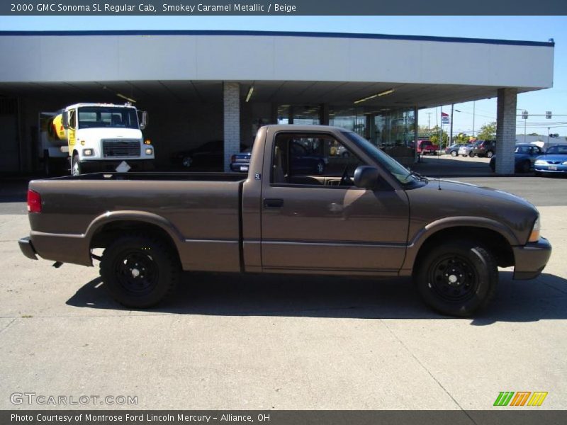 Smokey Caramel Metallic / Beige 2000 GMC Sonoma SL Regular Cab