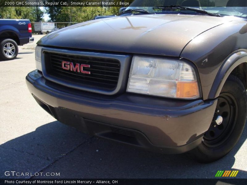 Smokey Caramel Metallic / Beige 2000 GMC Sonoma SL Regular Cab