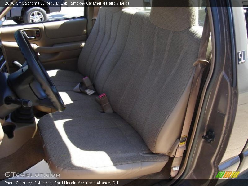 Smokey Caramel Metallic / Beige 2000 GMC Sonoma SL Regular Cab