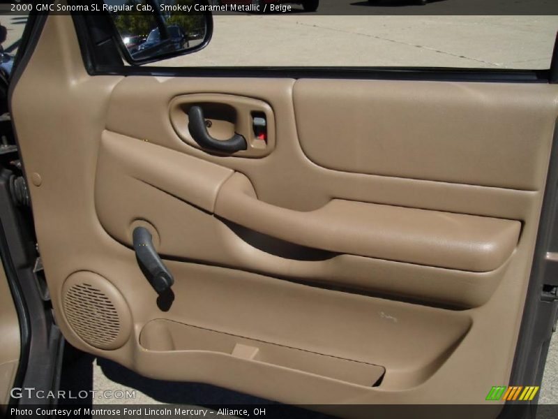 Smokey Caramel Metallic / Beige 2000 GMC Sonoma SL Regular Cab