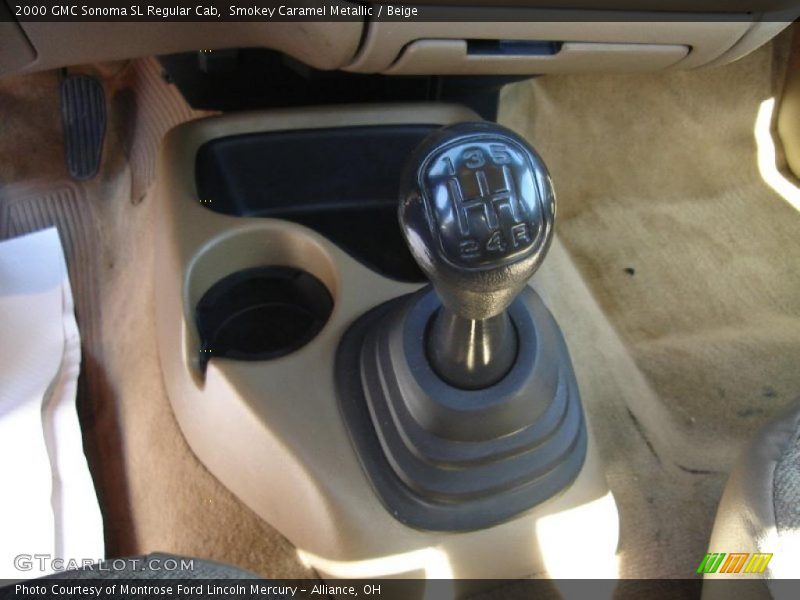Smokey Caramel Metallic / Beige 2000 GMC Sonoma SL Regular Cab