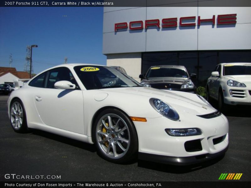 Carrara White / Black w/Alcantara 2007 Porsche 911 GT3