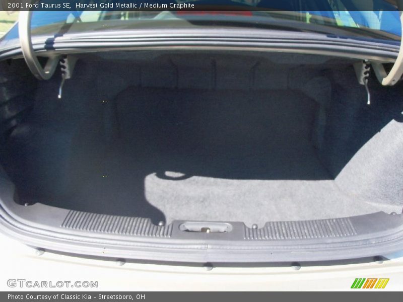 Harvest Gold Metallic / Medium Graphite 2001 Ford Taurus SE
