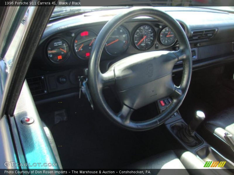 Black / Black 1996 Porsche 911 Carrera 4S