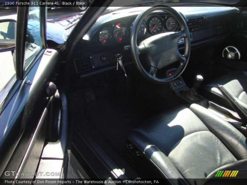 Black / Black 1996 Porsche 911 Carrera 4S