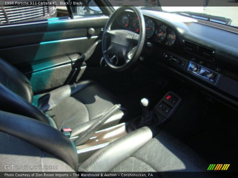 Black / Black 1996 Porsche 911 Carrera 4S