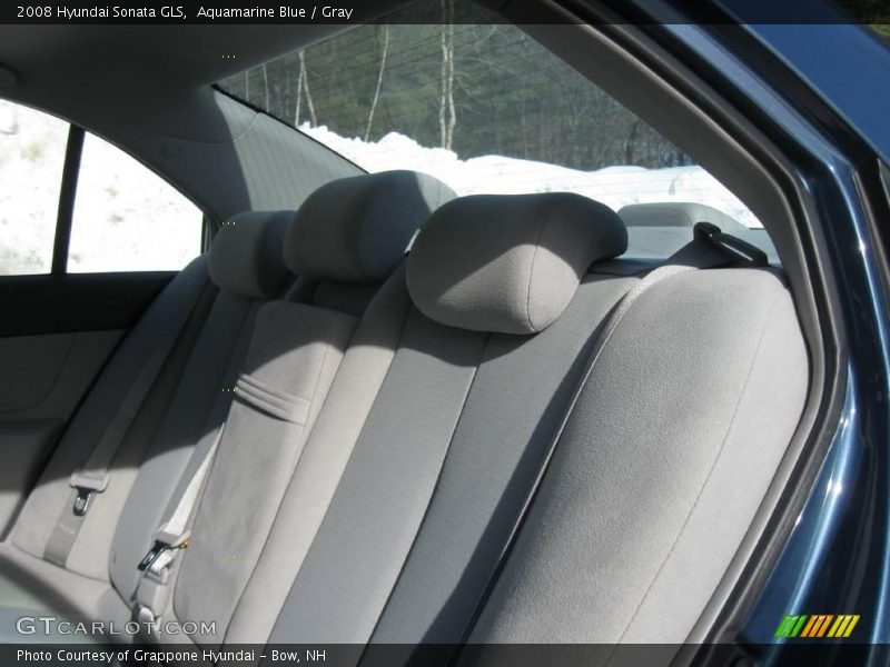 Aquamarine Blue / Gray 2008 Hyundai Sonata GLS