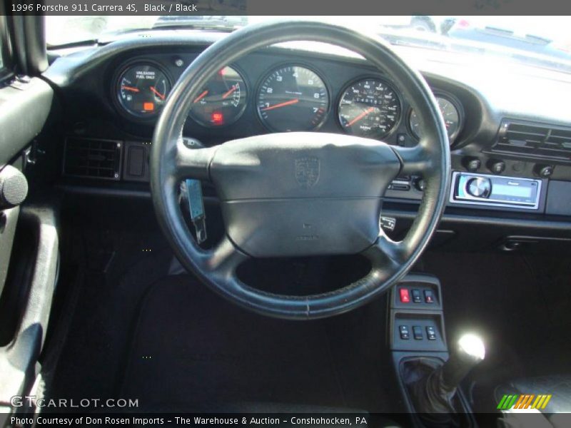 Black / Black 1996 Porsche 911 Carrera 4S