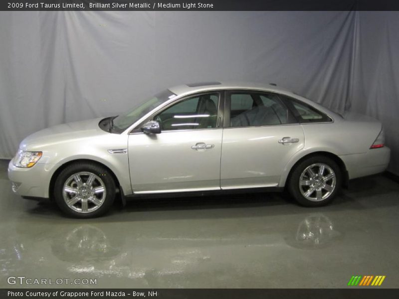 Brilliant Silver Metallic / Medium Light Stone 2009 Ford Taurus Limited