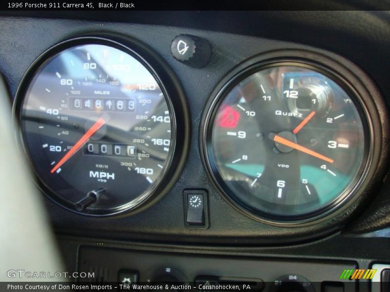 Black / Black 1996 Porsche 911 Carrera 4S