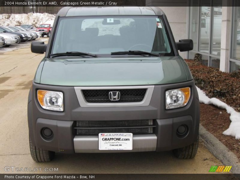 Galapagos Green Metallic / Gray 2004 Honda Element EX AWD