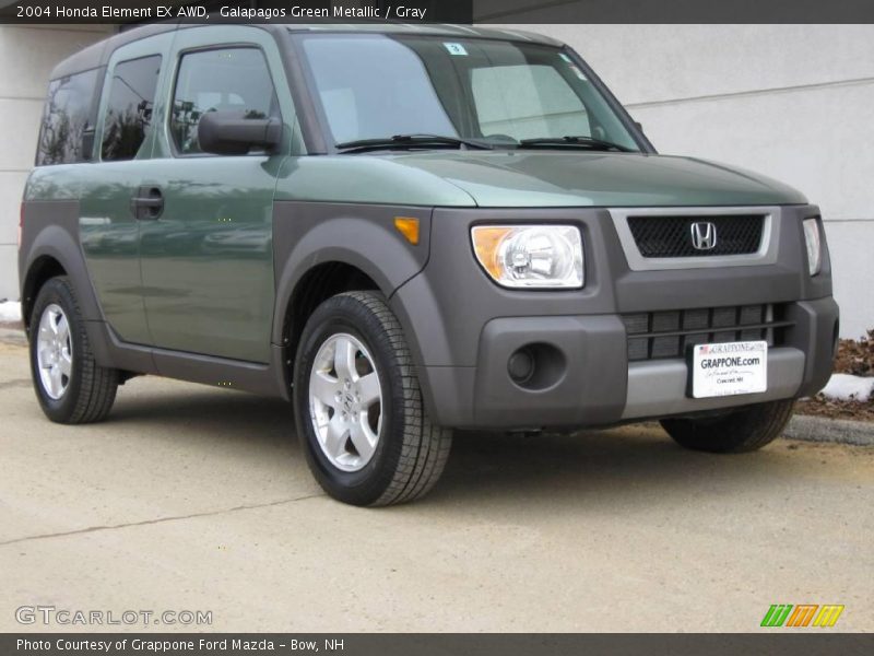 Galapagos Green Metallic / Gray 2004 Honda Element EX AWD