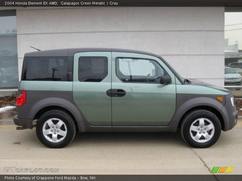 Galapagos Green Metallic / Gray 2004 Honda Element EX AWD
