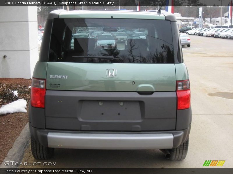 Galapagos Green Metallic / Gray 2004 Honda Element EX AWD