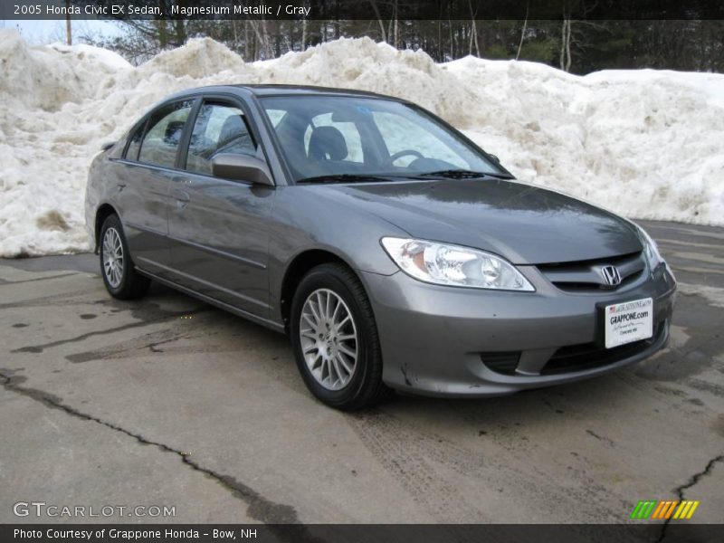 Magnesium Metallic / Gray 2005 Honda Civic EX Sedan