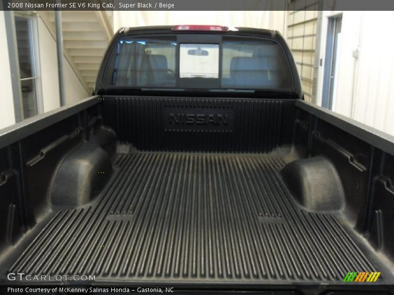 Super Black / Beige 2008 Nissan Frontier SE V6 King Cab