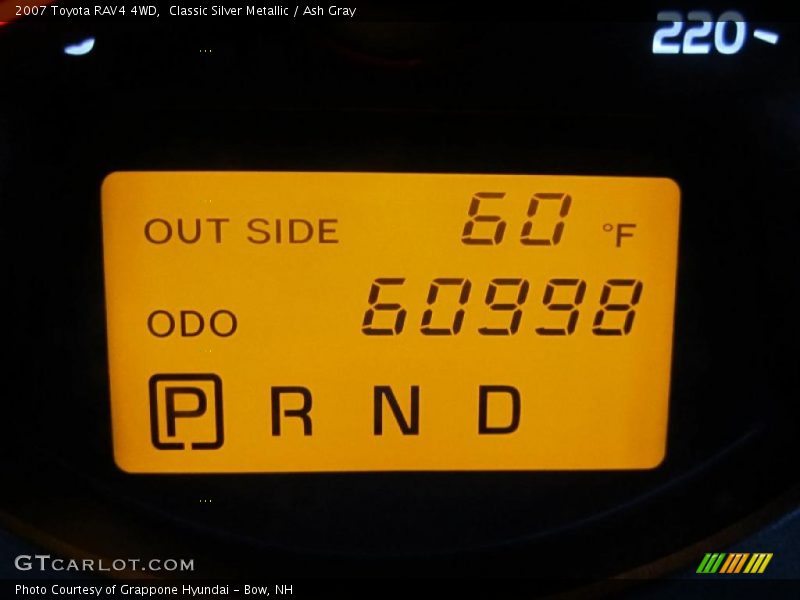 Classic Silver Metallic / Ash Gray 2007 Toyota RAV4 4WD
