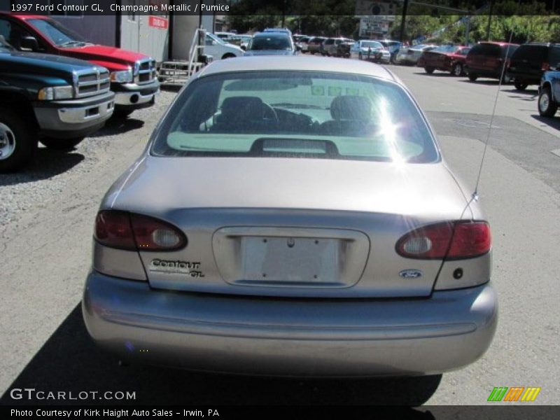 Champagne Metallic / Pumice 1997 Ford Contour GL