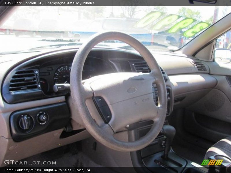 Champagne Metallic / Pumice 1997 Ford Contour GL