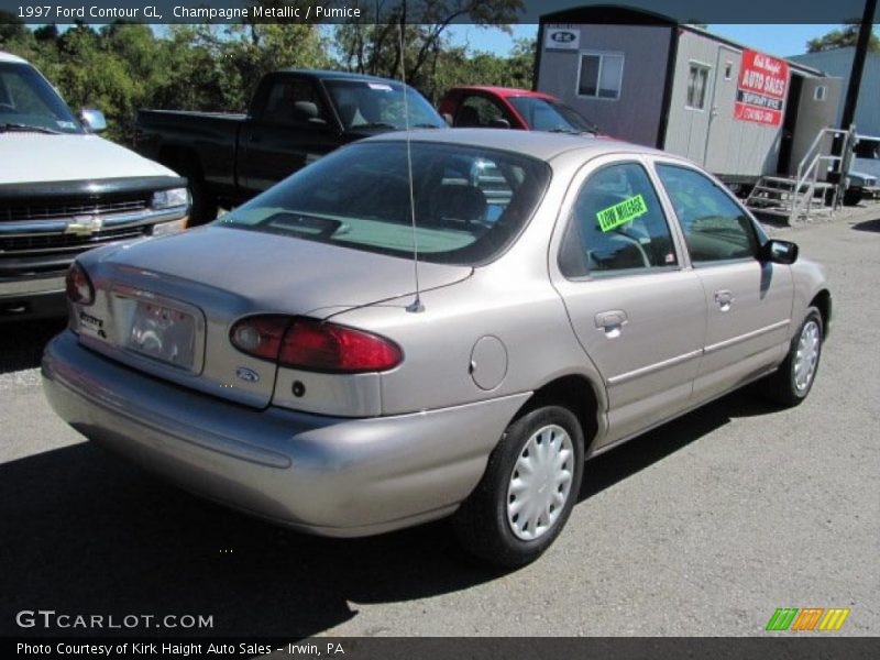 Champagne Metallic / Pumice 1997 Ford Contour GL