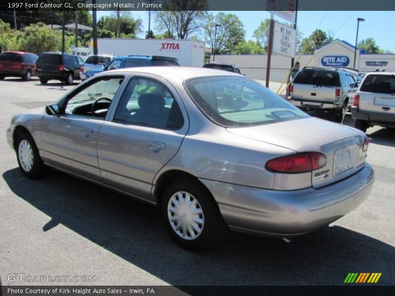 Champagne Metallic / Pumice 1997 Ford Contour GL