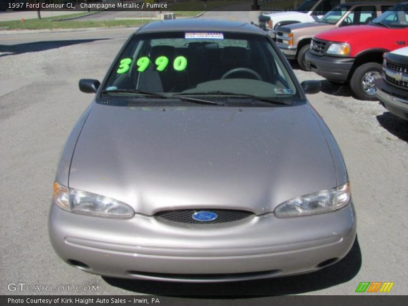 Champagne Metallic / Pumice 1997 Ford Contour GL