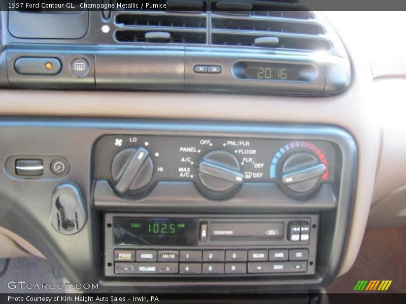 Champagne Metallic / Pumice 1997 Ford Contour GL