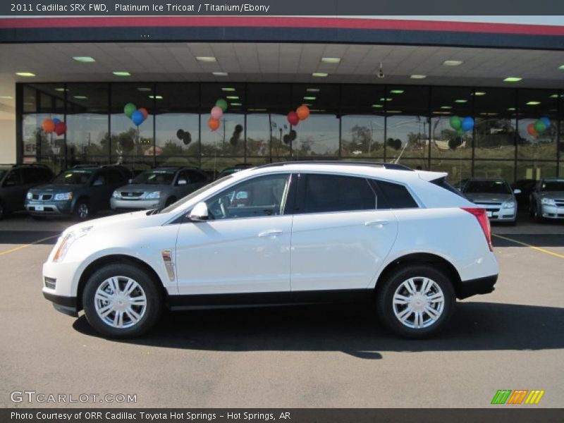 Platinum Ice Tricoat / Titanium/Ebony 2011 Cadillac SRX FWD