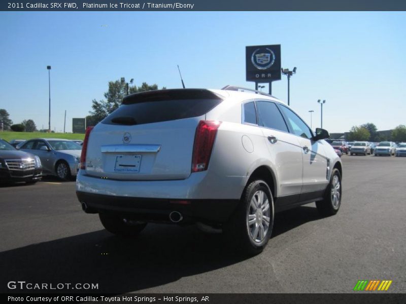 Platinum Ice Tricoat / Titanium/Ebony 2011 Cadillac SRX FWD