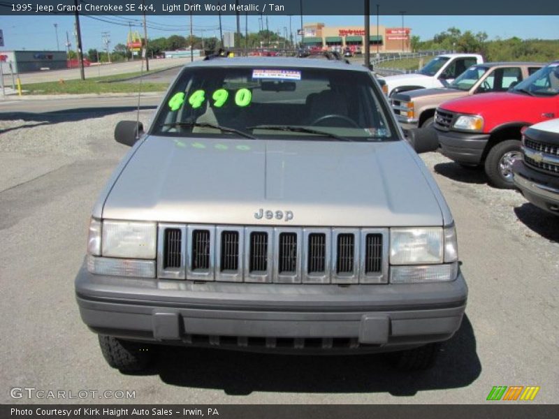 Light Drift Wood Metallic / Tan 1995 Jeep Grand Cherokee SE 4x4