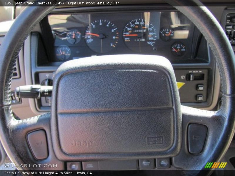 Light Drift Wood Metallic / Tan 1995 Jeep Grand Cherokee SE 4x4