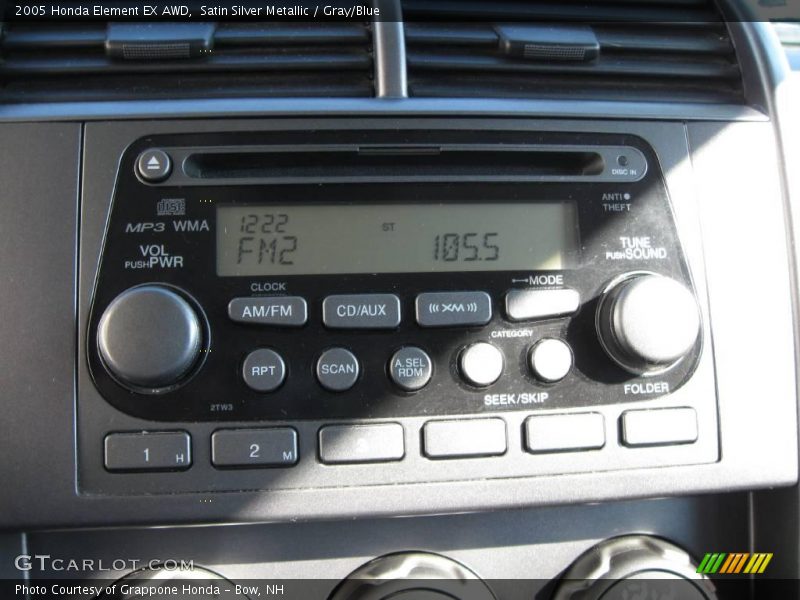 Satin Silver Metallic / Gray/Blue 2005 Honda Element EX AWD
