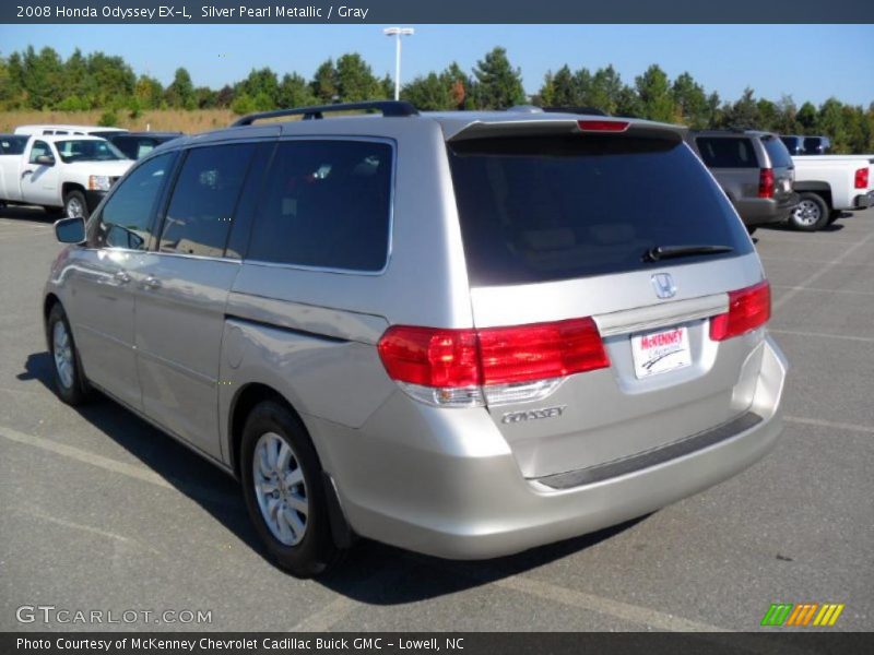 Silver Pearl Metallic / Gray 2008 Honda Odyssey EX-L