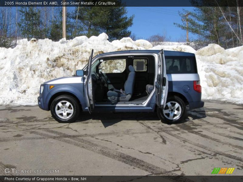 Satin Silver Metallic / Gray/Blue 2005 Honda Element EX AWD