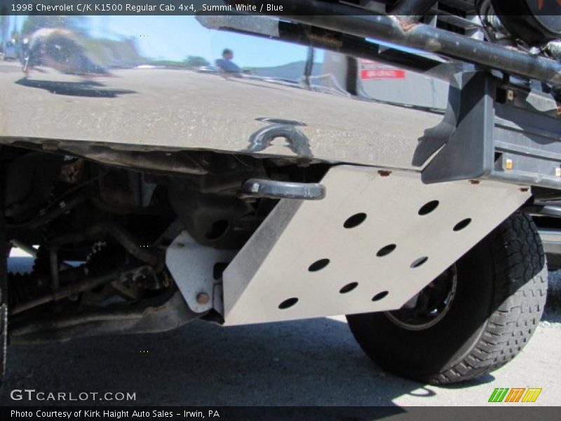Summit White / Blue 1998 Chevrolet C/K K1500 Regular Cab 4x4