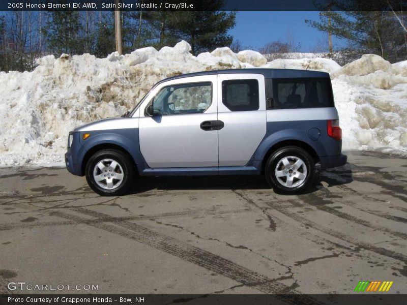 Satin Silver Metallic / Gray/Blue 2005 Honda Element EX AWD
