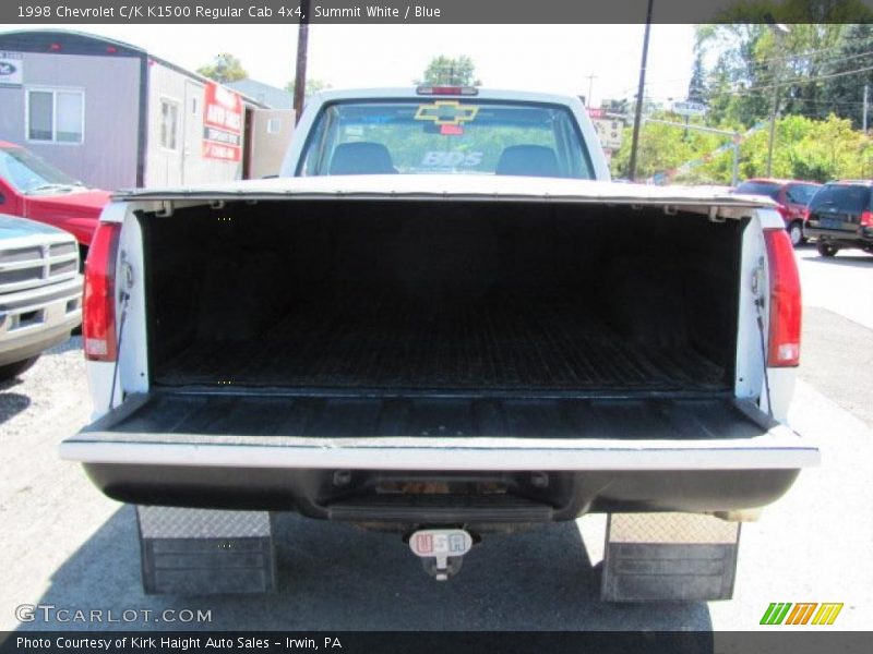 Summit White / Blue 1998 Chevrolet C/K K1500 Regular Cab 4x4