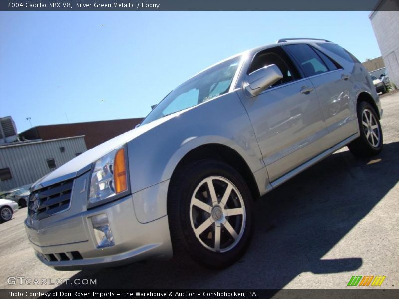 Silver Green Metallic / Ebony 2004 Cadillac SRX V8