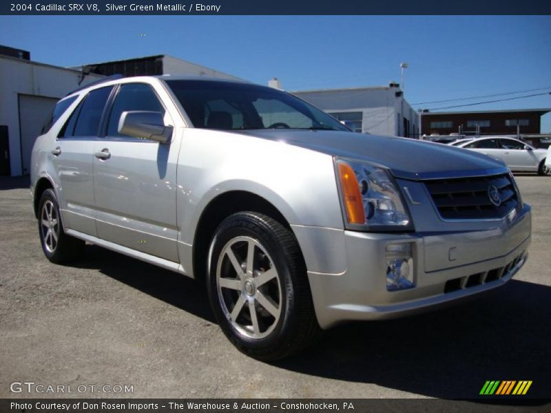 Silver Green Metallic / Ebony 2004 Cadillac SRX V8