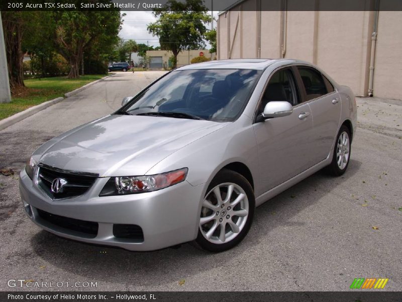 Satin Silver Metallic / Quartz 2005 Acura TSX Sedan