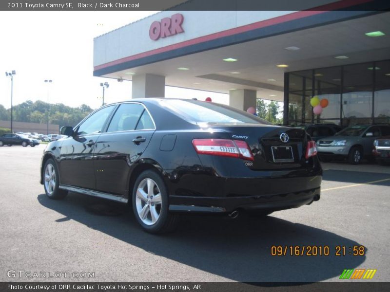 Black / Dark Charcoal 2011 Toyota Camry SE