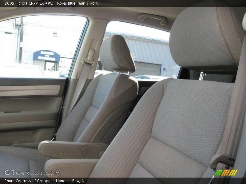 Royal Blue Pearl / Ivory 2009 Honda CR-V EX 4WD