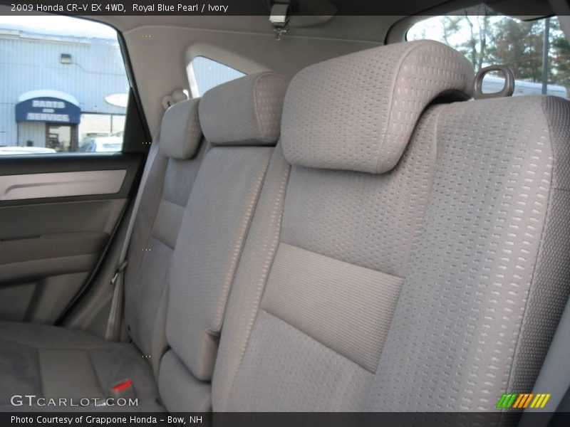 Royal Blue Pearl / Ivory 2009 Honda CR-V EX 4WD