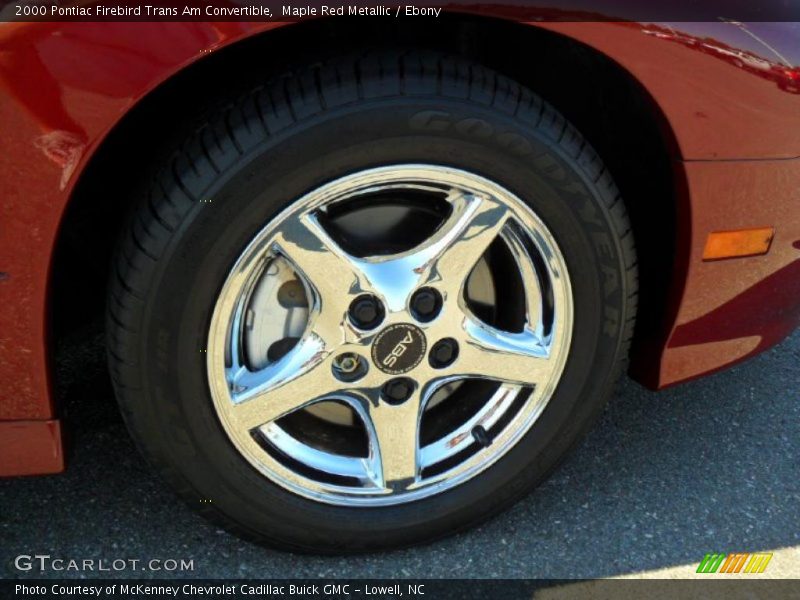 Maple Red Metallic / Ebony 2000 Pontiac Firebird Trans Am Convertible