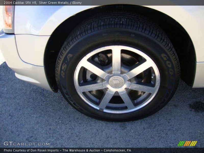 Silver Green Metallic / Ebony 2004 Cadillac SRX V8