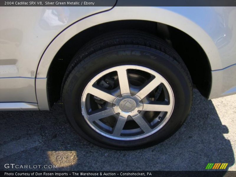 Silver Green Metallic / Ebony 2004 Cadillac SRX V8