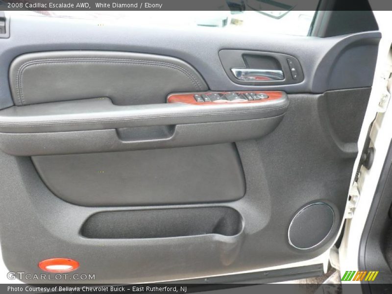 White Diamond / Ebony 2008 Cadillac Escalade AWD