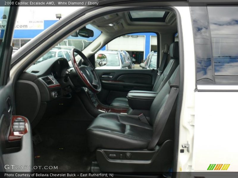 White Diamond / Ebony 2008 Cadillac Escalade AWD