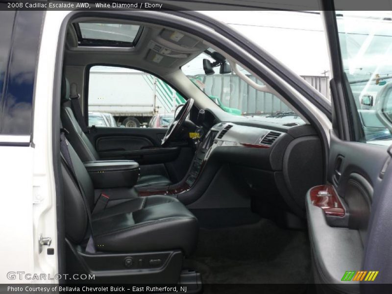 White Diamond / Ebony 2008 Cadillac Escalade AWD